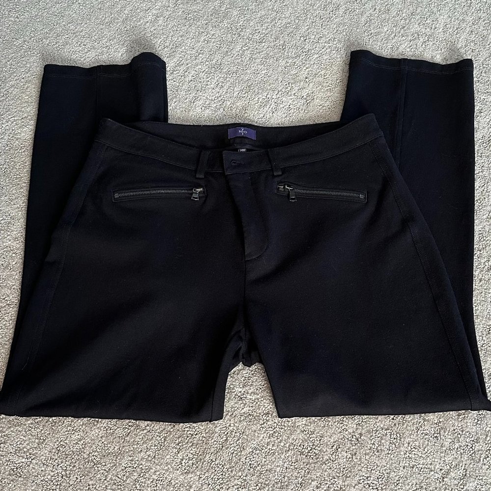 NYDJ Black Leggings with Zipper Pocket Detail Size 14W
